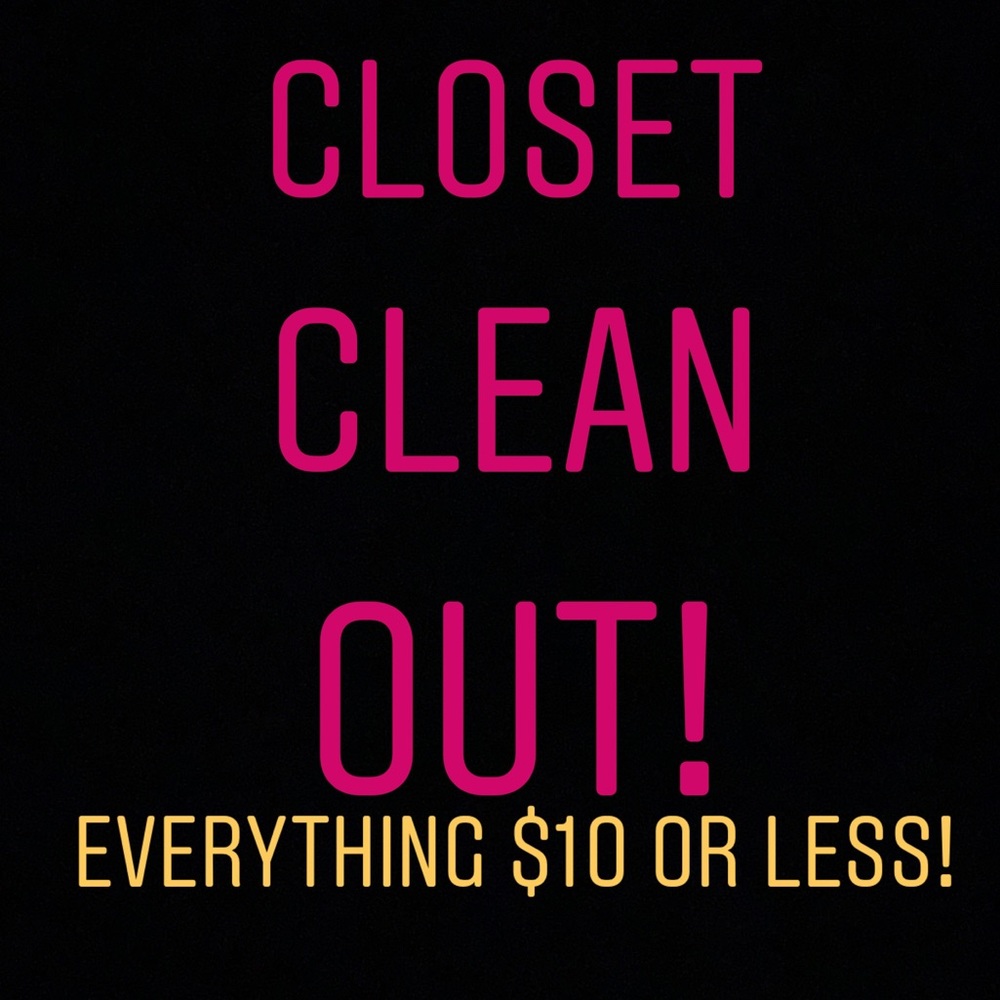 Closet Clean Out!